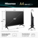 Hisense Smart TV 40A4Q 40'' Full HD VIDAA U con Dolby Audio