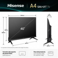 Hisense Smart TV 40A4Q 40'' Full HD VIDAA U con Dolby Audio