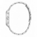 RELOJ ANNETTE PLATEADO/GRIS