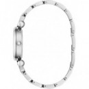 RELOJ GINGER PLATEADO/GRIS