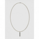 COLLAR GUESS NOIR PLATEADO