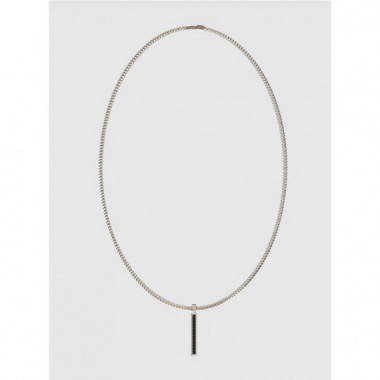 COLLAR GUESS NOIR PLATEADO