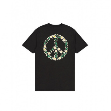 Camisetas Hombre Camiseta Olow Unisex Peace Carbon Black