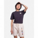 Camisetas Hombre Camiseta Olow Unisex Peace Carbon Black