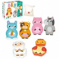 Puzle Magnéticos Intercambiable Granja