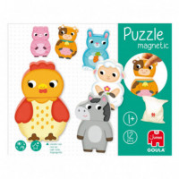 Puzle Magnéticos Intercambiable Granja