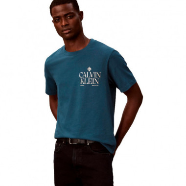 Camiseta cl&aacute;sica con logo gr&aacute;fico de rosas