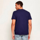 Camiseta de algodón con insignia