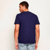 Camiseta de algodón con insignia