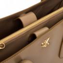 Bolso tote de trabajo mediano con monograma