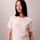 Camiseta punto Jersey Cropped con monograma