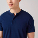 Camiseta De Manga Corta Con Botones Housemark