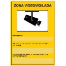 Cartel Plastico Cctv Exterior Normativa Lopd