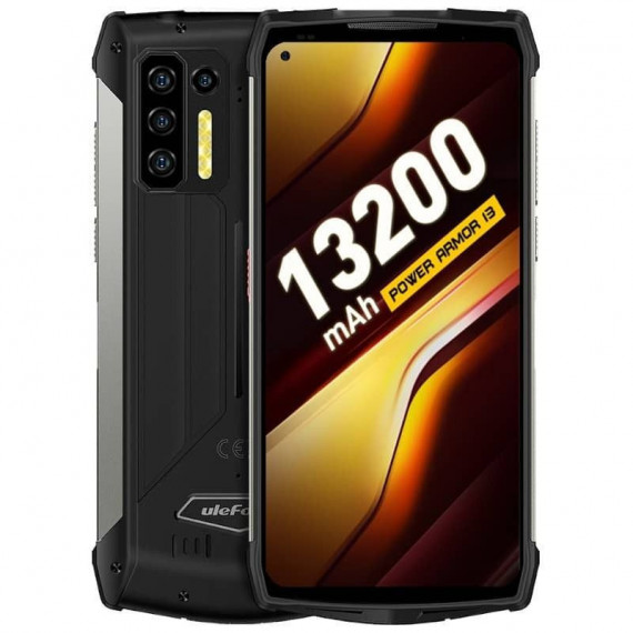 ULEFONE Smartphone Rugerizado Power Armor 13 Negro 8GB/ 128GB/ 6.81/ Nfc/ Android