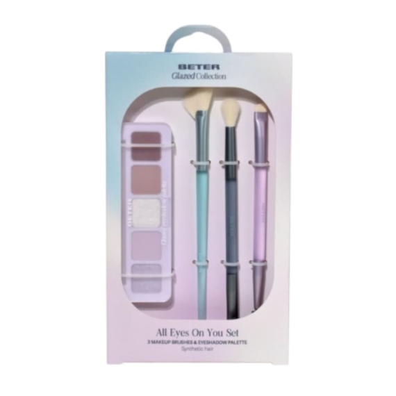 BETER Pinceles Maquillaje & Paleta Ojos Ref: BE14110