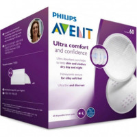 AVENT DISCOS ABSORBENTES LACTANCIA PHILIPS  60 DISCOS