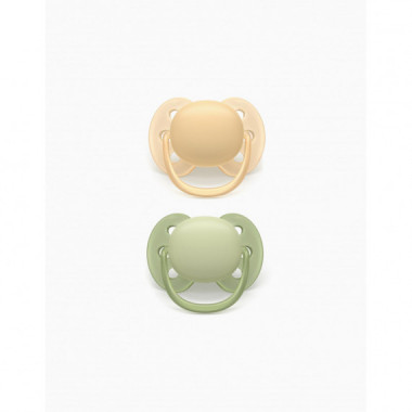 AVENT CHUPETE SILICONA PHILIPS ULTRA SOFT + 18 MESES 2 UNIDADES NEUTRAL