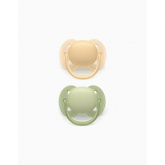 AVENT CHUPETE SILICONA PHILIPS ULTRA SOFT + 18 MESES 2 UNIDADES NEUTRAL