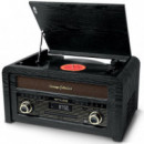 Muse MT115W Tocadisco Bluetooth/Radio/CD Negro