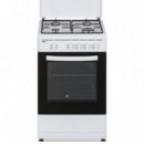 Svan SKG4500TM Cocina a Gas Butano 4 Fuegos Horno 43L Grill Blanco