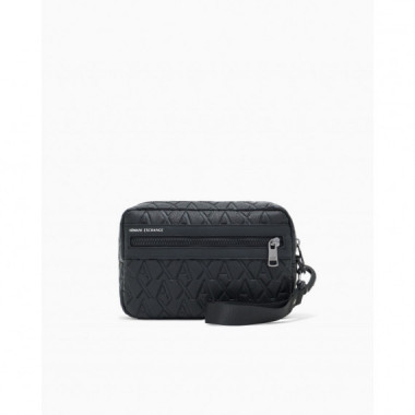 Bolso de mano con logo en relieve de Armani Exchange