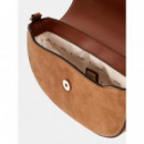 Bolso bandolera Erenia de piel auténtica Guess