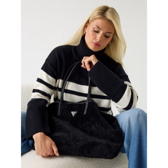 Bolso al hombro Victtoria de pelo sintético de Guess