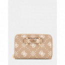 Cartera Silia con logotipo 4G peony de Guess