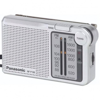 Panasonic RF-P150D Radio Port&aacute;til AM/FM Pilas Plata