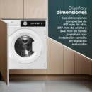 Svan SLI8200D Lavadora C.Frontal Integración 1200 rpm 8 KG