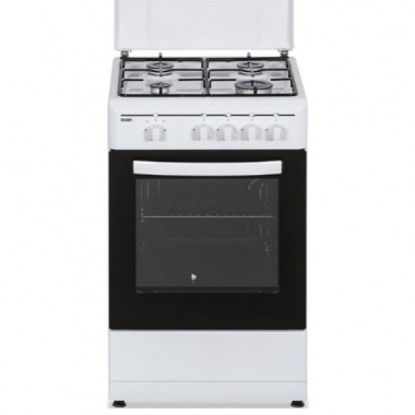 Svan SKG4500TM Cocina de Gas Butano 4F Horno 43L 2P Grill Blanco