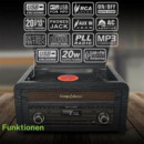 Muse MT115W Tocadisco BT/RADIO/CD Negro