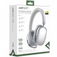 Acefast H9 Auricular Inalámbrico con Cancelación de Ruido Plata