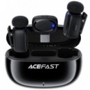 Acefast R2 Kit con 2 Micrófonos Lavalier HD Inalámbricos con receptor USB-C