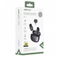 ACEFAST R2 Kit con 2 Micrófonos Lavalier HD Inalámbricos con Receptor Usb-c