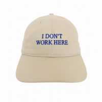 Gorros y Gorras Gorra IDEA Sorry I Don't Work Here Beige + Blue
