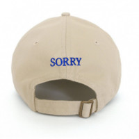 Gorros y Gorras Gorra IDEA Sorry I Don't Work Here Beige + Blue