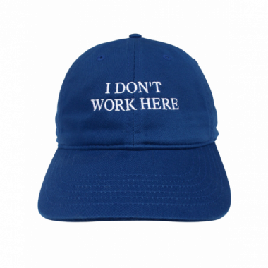Gorros y Gorras Gorra IDEA Sorry I Don't Work Here Blue + White