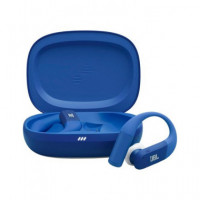 JBL Auricular Bluetooth ENDURANCE PEAK 4 Azul Con Soporte Oreja Cancelacion de Ruido Twistlock