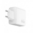 XIAOMI Adaptador Corriente 90W 2xTipo C+1x Usb A Blanco MDY-19-EK