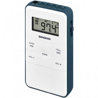 SANGEAN Radio Bolsillo Digital POCKET DT-140 Gris AM/FM 40 Memorias/Temporizador