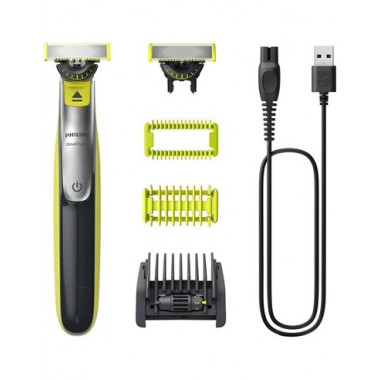 PHILIPS Afeitadora ONEBLADE 360 Blane Cara+Cuerpo QP2834/23