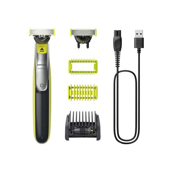 PHILIPS Afeitadora ONEBLADE 360 Blane Cara+Cuerpo QP2834/23