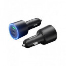 VENTION Cargador de Coche 2X Tipo C 1XUsb 100W Negro FFQBO