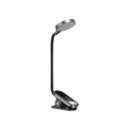 BASEUS Mini Lampara de Lectura Con Pinza Negro DGRAD-DG