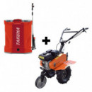 PACK MOTOCULTOR + SULFATADORA BATERIA TAKUMA