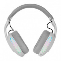 Auriculares Gaming con Micrófono Diadema Blanco MARS GAMING