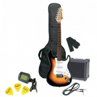 PACK GUITARRA GEWA VGS SUNBRU AMPLI+FUNDA+AFINADOR