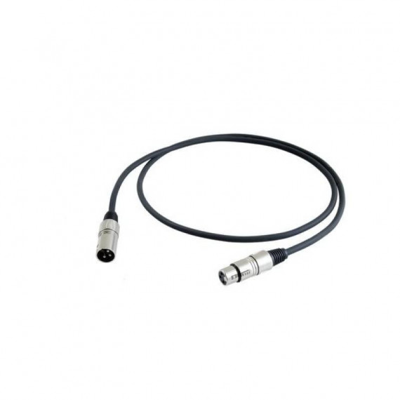 CABLE MICROFONO PROEL XLR MACHO HEMBRA 10 METROS H