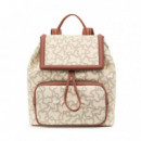 Mochila Kaos Icon beige multi Tous mujer